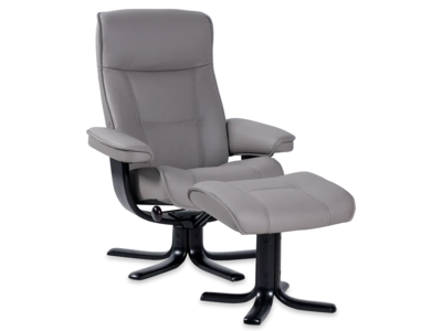 NC21LF11SA Chair Large W/Footstool Star Base1