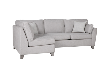 Ctl-307-LTGY LHF Corner Group Fixed - Light Grey (LHF) (2 Scatter Cushions)