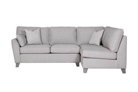 Ctl-307-LTGY RHF Corner Group Fixed - Light Grey (RHF) (2 Scatter Cushions)
