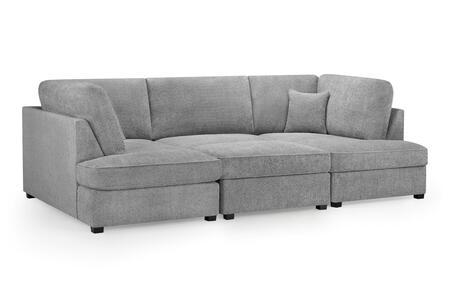 Boucle U Shape Corner Sofa