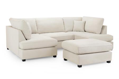 Boucle U Shape Corner Sofa