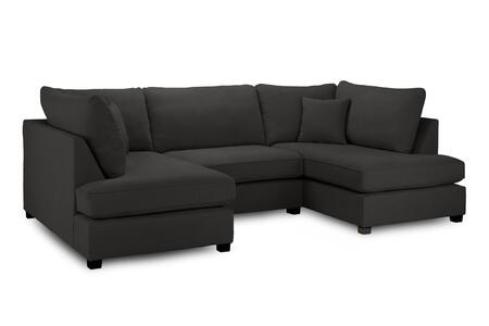 Classic Fabric U Shape Corner Sofa