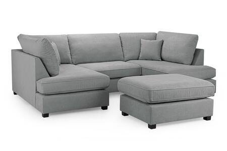 Classic Fabric U Shape Corner Sofa