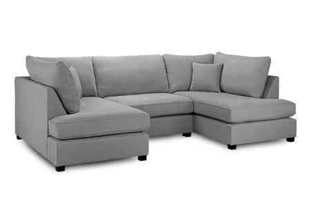 Classic Fabric U Shape Corner Sofa