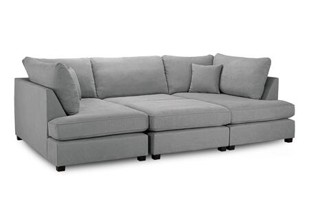 Classic Fabric U Shape Corner Sofa