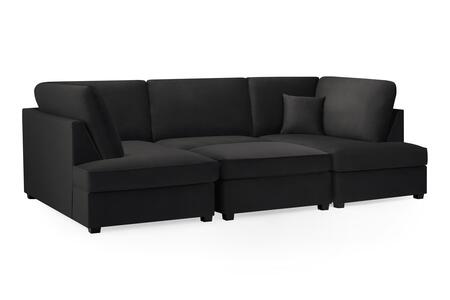 Plush U Shape Corner Sofa