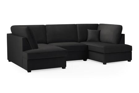 Plush U Shape Corner Sofa