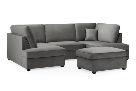 Plush U Shape Corner Sofa