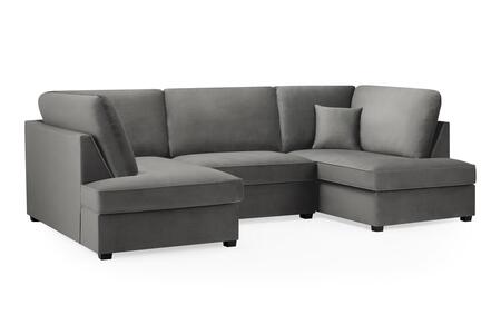 Plush U Shape Corner Sofa