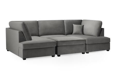 Plush U Shape Corner Sofa