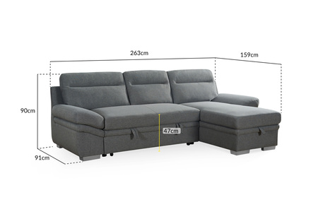 Sofabed Universal Corner