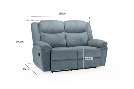 Recliner 2 Seater Sofa