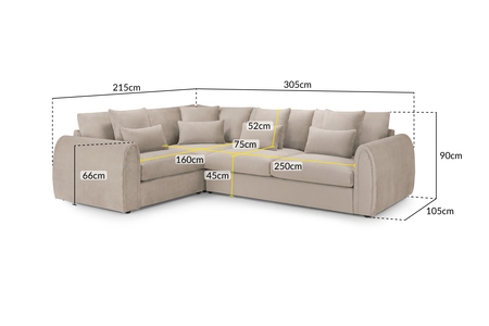 Left hand corner Sofa