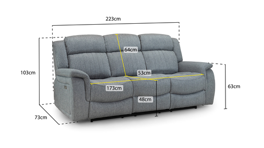 Recliner 3 Seater Sofa