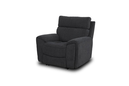 1 Seater - Black Lay-Z Boy Style