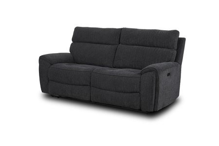 3 Seater - Black Lay-Z Boy Style