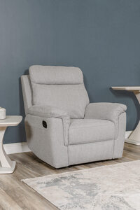 Bow-311-GY 1 Seater Manual Recliner - Grey
