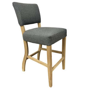 CL-BST-GR Fabric Bar Stool - Grey